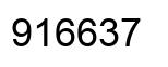 Número 916637 imagen negro