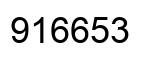 Number 916653 black image