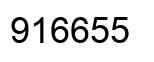 Number 916655 black image