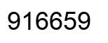 Number 916659 black image