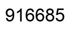 Number 916685 black image