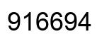 Número 916694 imagen negro
