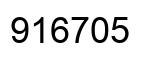 Número 916705 imagen negro