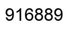 Number 916889 black image