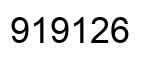 Número 919126 imagen negro