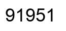 Número 91951 imagen negro