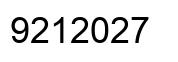 Número 9212027 imagen negro