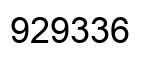 Número 929336 imagen negro