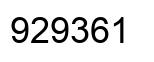 Número 929361 imagen negro