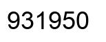 Número 931950 imagen negro