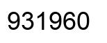 Número 931960 imagen negro
