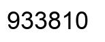 Number 933810 black image
