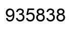 Número 935838 imagen negro