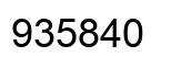 Número 935840 imagen negro