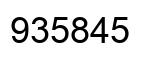 Número 935845 imagen negro