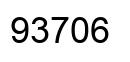 Number 93706 black image
