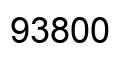 Number 93800 black image
