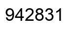 Número 942831 imagen negro