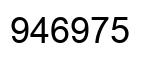 Número 946975 imagen negro