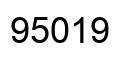 Number 95019 black image