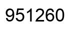 Número 951260 imagen negro