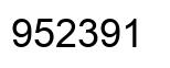 Número 952391 imagen negro