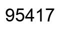 Número 95417 imagen negro