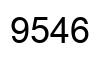 Number 9546 black image