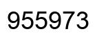 Número 955973 imagen negro