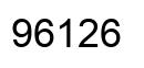Número 96126 imagen negro