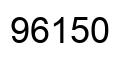 Número 96150 imagen negro