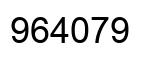 Número 964079 imagen negro