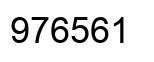 Number 976561 black image