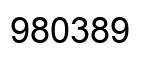 Number 980389 black image