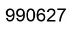 Number 990627 black image