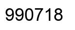 Número 990718 imagen negro