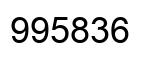 Number 995836 black image