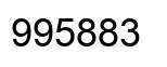 Número 995883 imagen negro