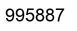 Número 995887 imagen negro