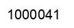 Number 1000041 black image