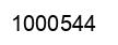Número 1000544 imagen negro