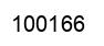 Number 100166 black image