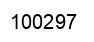 Number 100297 black image