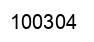 Number 100304 black image