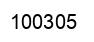 Number 100305 black image