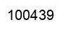 Number 100439 black image