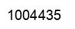 Number 1004435 black image