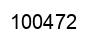 Number 100472 black image