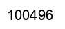 Number 100496 black image