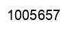 Number 1005657 black image